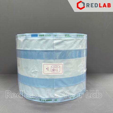 Túi hấp autoclave dạng phồng PT Medical cuộn 100m x 7.5 10 15 20 25 30 35 cm, dùng hấp dụng cụ thí nghiệm, có VAT