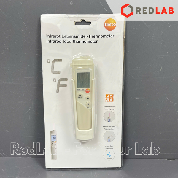 Máy đo nhiệt độ HACCP TESTO 826 T2 (0563 8282) nhiệt kế hồng ngoại -50 đến +300 °C, chính hãng, có VAT