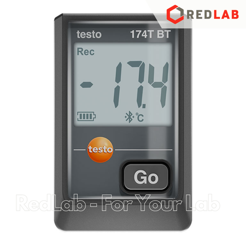 Máy đo ghi nhiệt độ TESTO 174 T đen (không gồm Interface) nhiệt kế tự ghi -30 đến +70 °C, chính hãng, có VAT