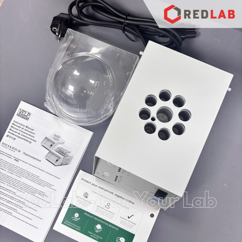 Bộ phá mẫu COD 8 vị trí ECO 8 (F101A0127) hãng VELP Ý, 8 x Ø16mm & 1 x Ø22mm, RT đến 200°C, có VAT