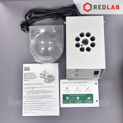 Bộ phá mẫu COD 8 vị trí ECO 8 (F101A0127) hãng VELP Ý, 8 x Ø16mm & 1 x Ø22mm, RT đến 200°C, có VAT