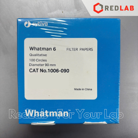 Giấy lọc định tính số 6 WHATMAN chậm 3um, Ø 47 55 70 90 110 125 150 185 mm (hộp 100 tờ) có VAT