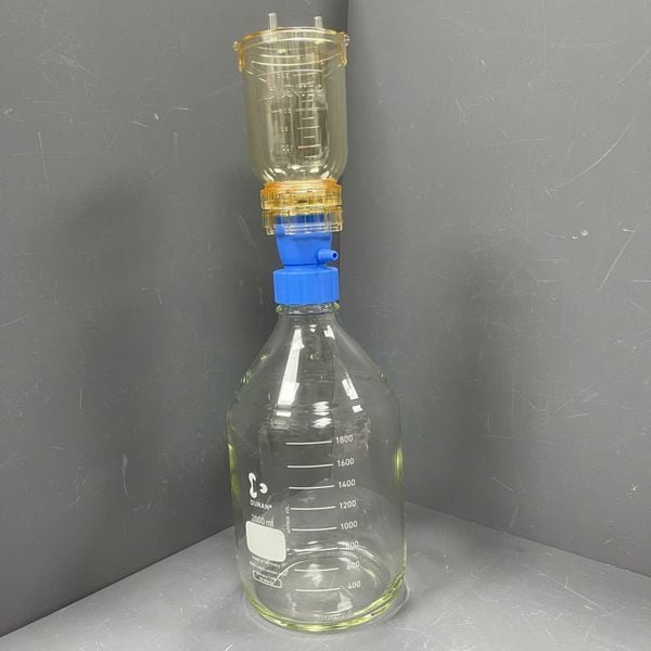 Bộ phễu lọc chân không ADVANTEC KP-47U, phễu nhựa PES 300ml Ø 47mm, nút silicon, có VAT