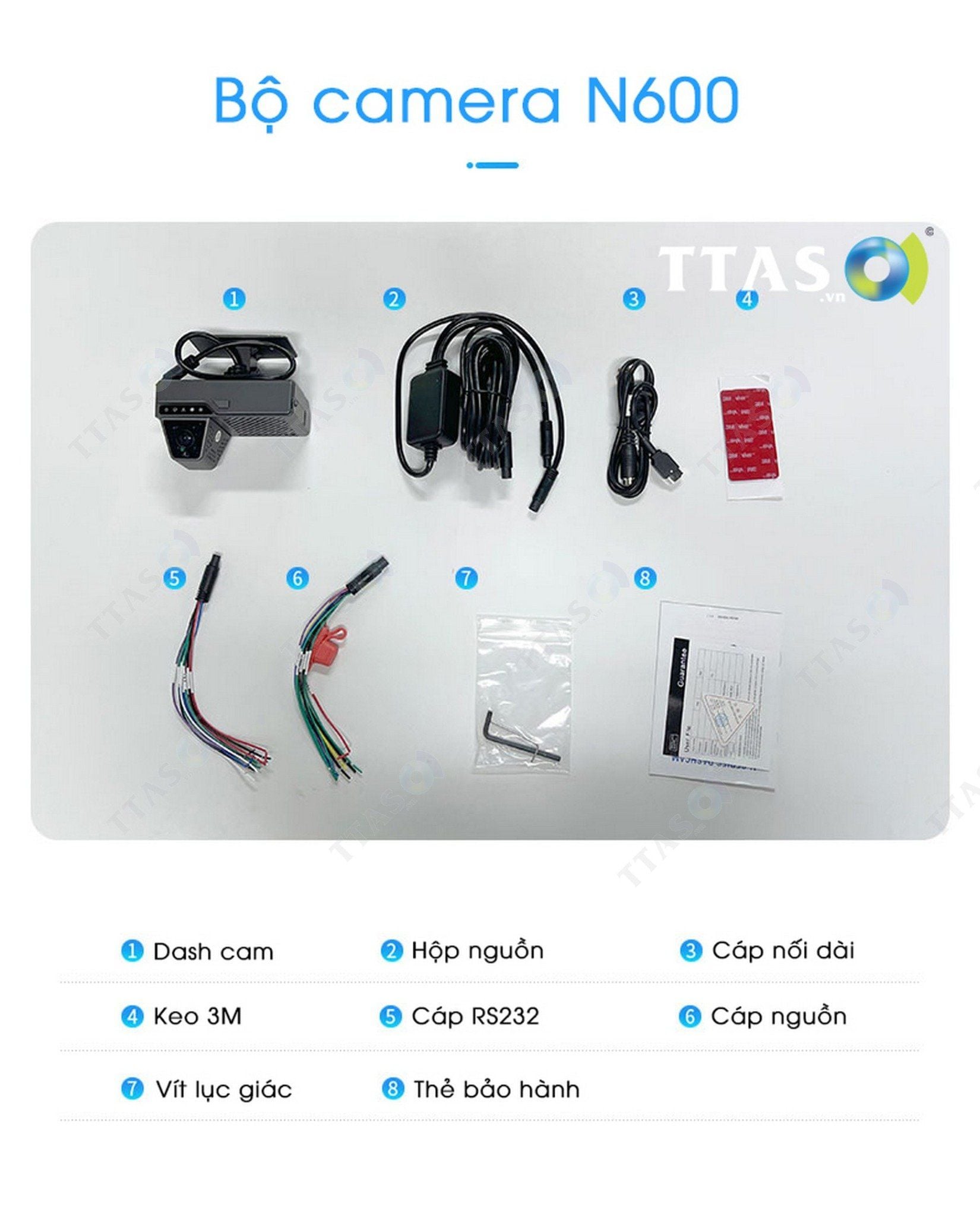  Camera giám sát xe thông minh N600 