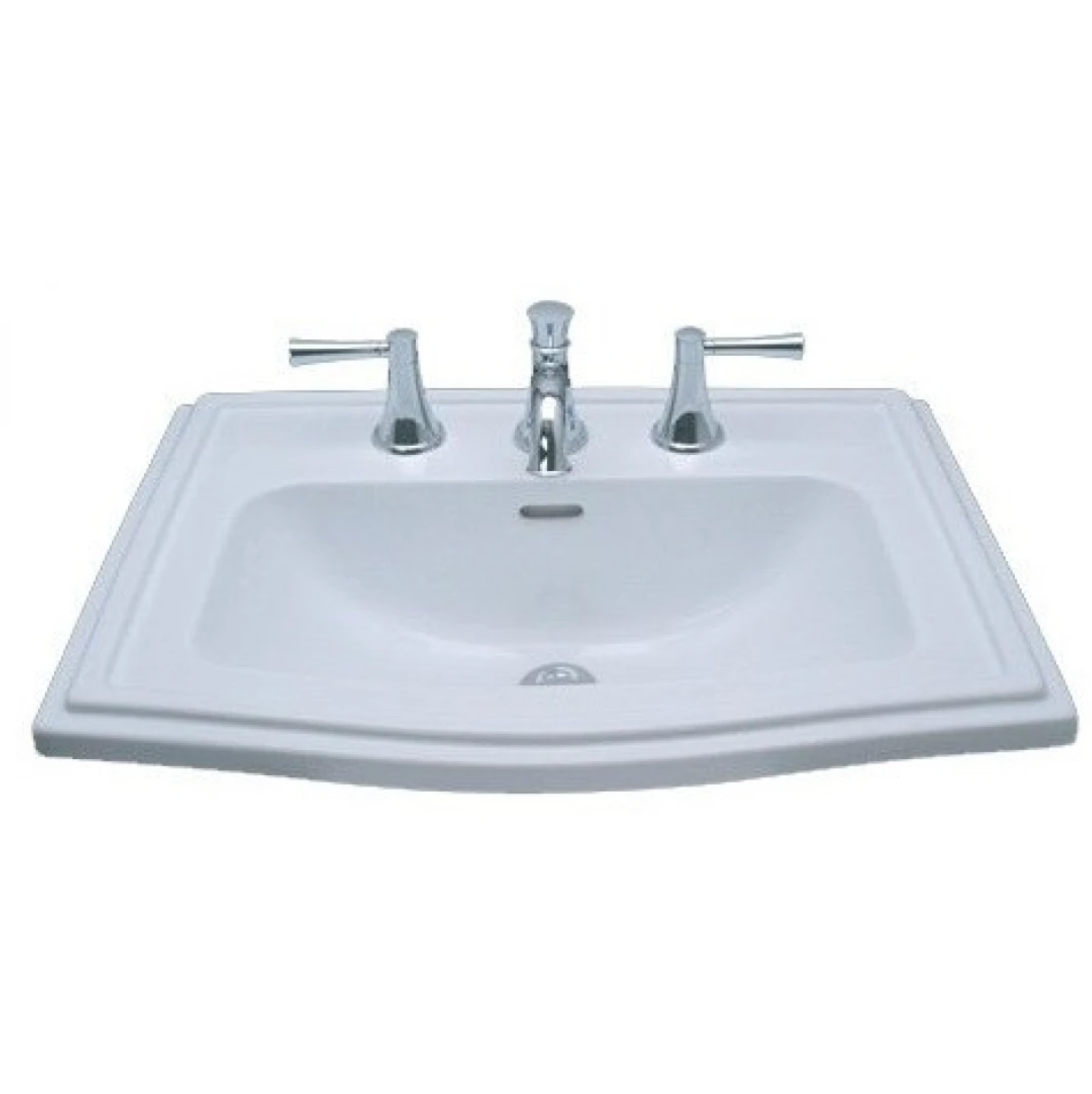  Chậu Rửa Mặt Lavabo TOTO LW781J#W Dương Vành 3 Lỗ 