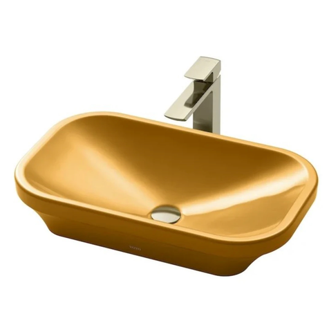  Chậu Rửa Lavabo TOTO LW630JDW/F#MDR Đặt Bàn Cam Vàng Mùa Hạ 