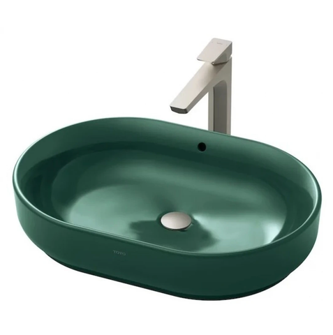  Chậu Rửa Lavabo TOTO LW896JW/F#FRG Đặt Bàn Rừng Xanh Mùa Hạ 
