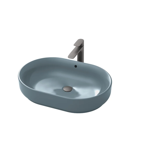  Chậu Rửa Lavabo TOTO LW896JW/F#ASB Đặt Bàn Xanh Tro Mùa Đông 