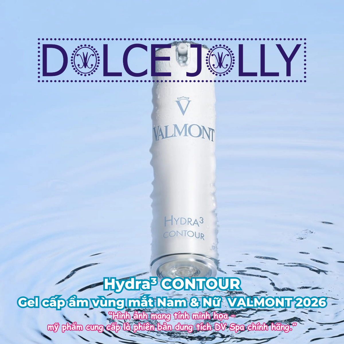  Hydra3 CONTOUR VALMONT 2026 gel cấp ẩm giảm nhăn vùng mắt 
