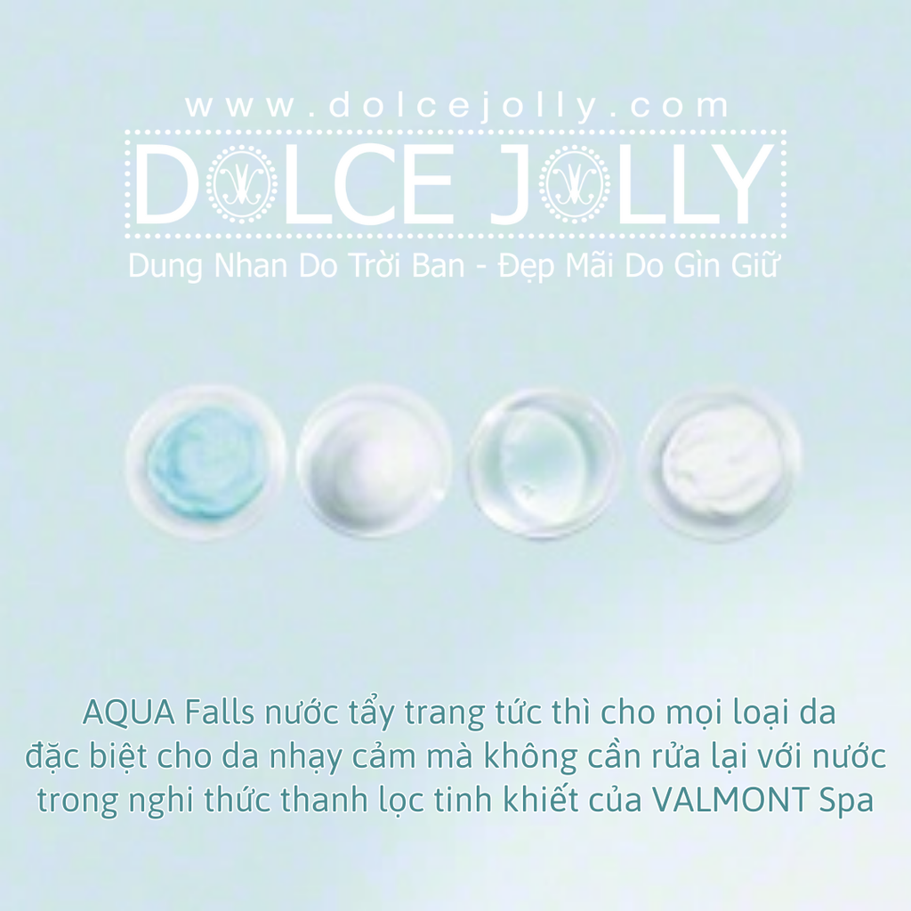 AQUA Falls nước tẩy trang tức thì cho da nhạy cảm VALMONT