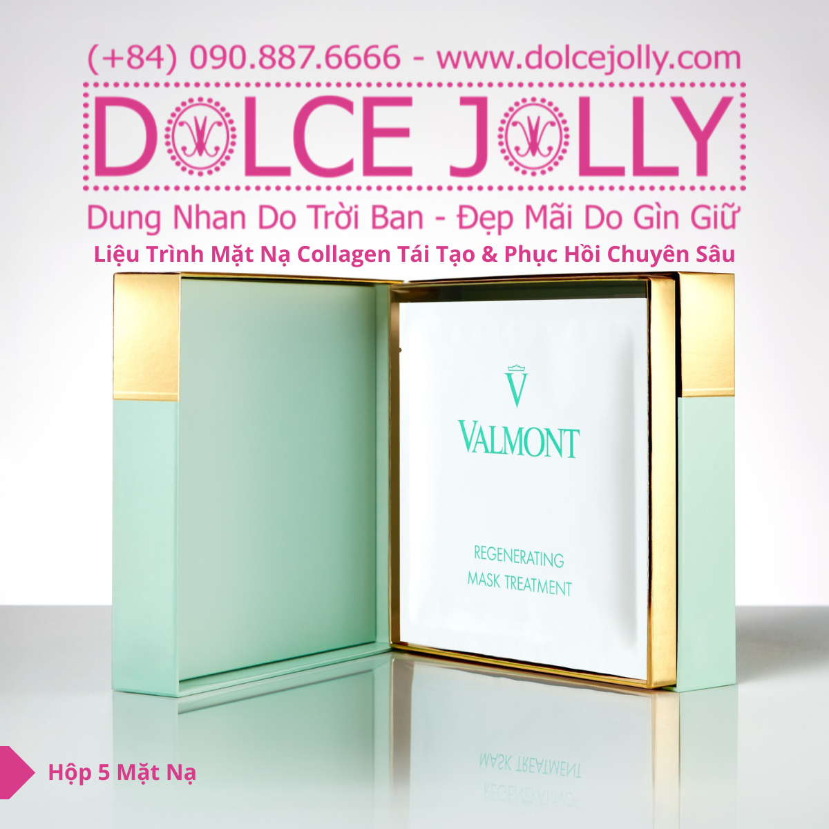  Regenerating Mask Treatment mặt nạ tái tạo collagen chuyên sâu VALMONT 