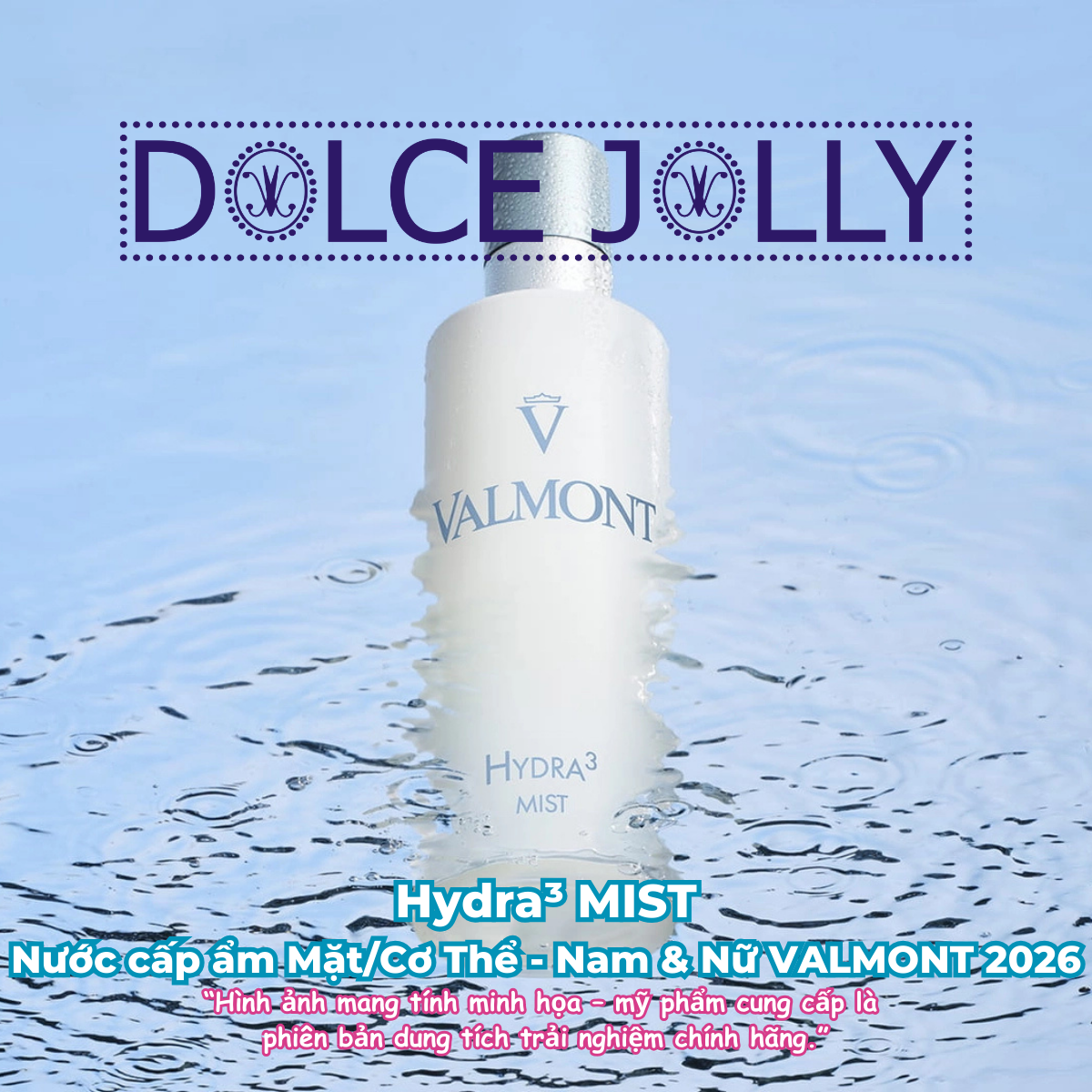  Hydra3 MIST mini nước xịt khoáng cấp ẩm siêu mịn VALMONT 2026 