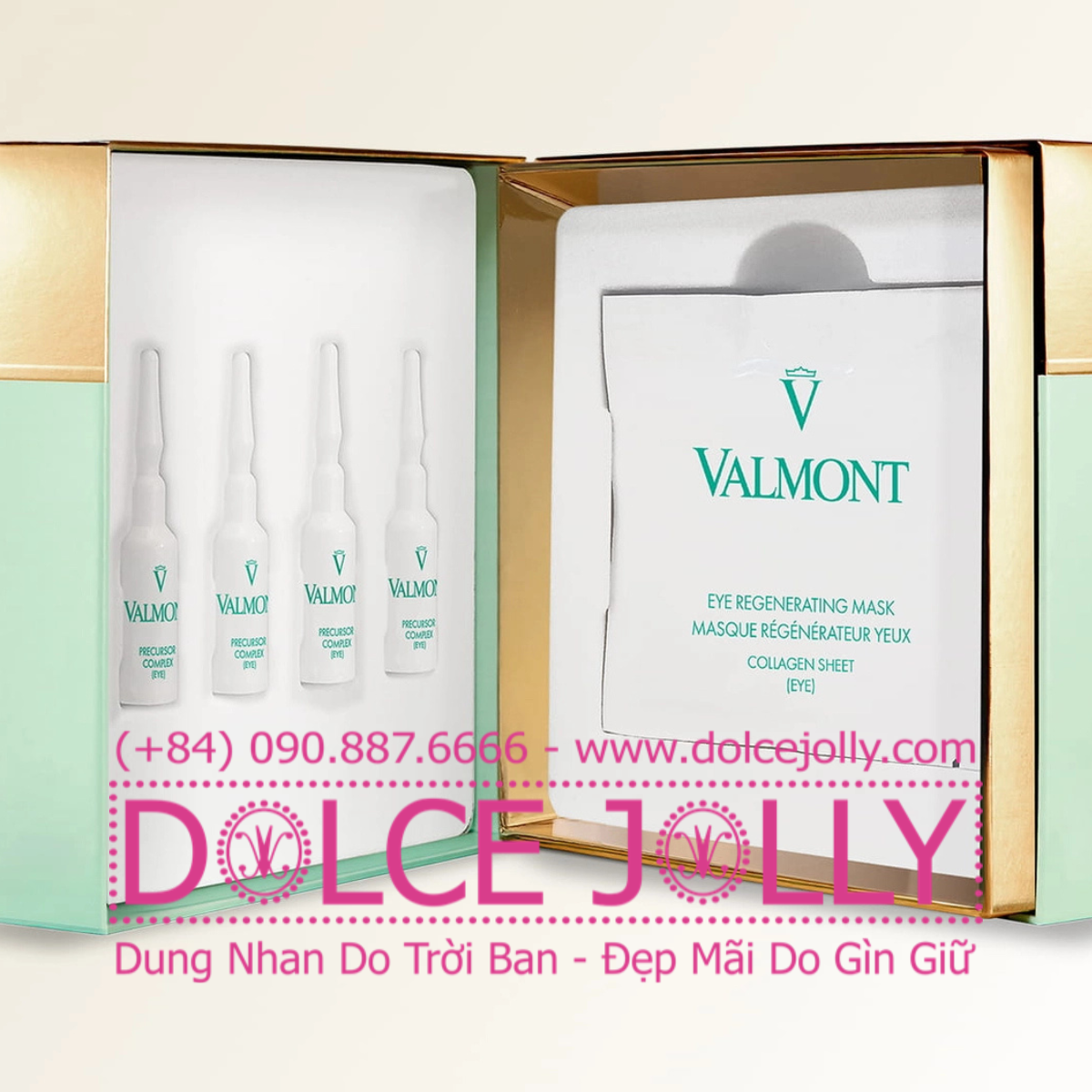  Eye Regenerating Mask Mặt Nạ Tái Tạo Collagen Cho Mắt VALMONT 