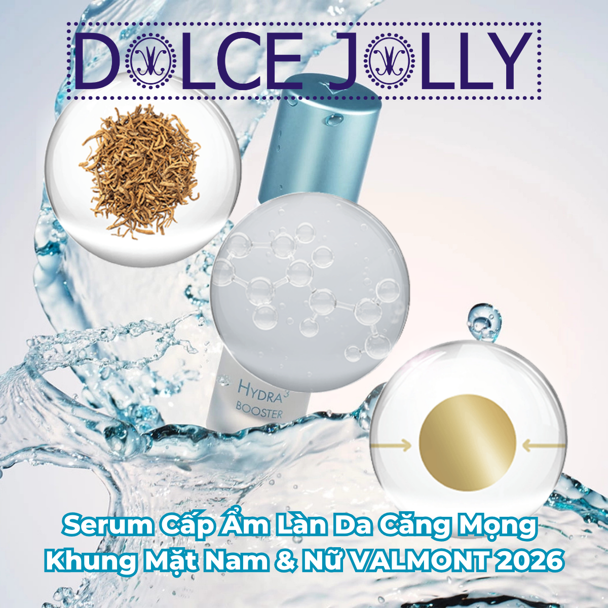  Hydra3 BOOSTER mini luxury Serum cấp ẩm cho da căng mọng VALMONT 2026 