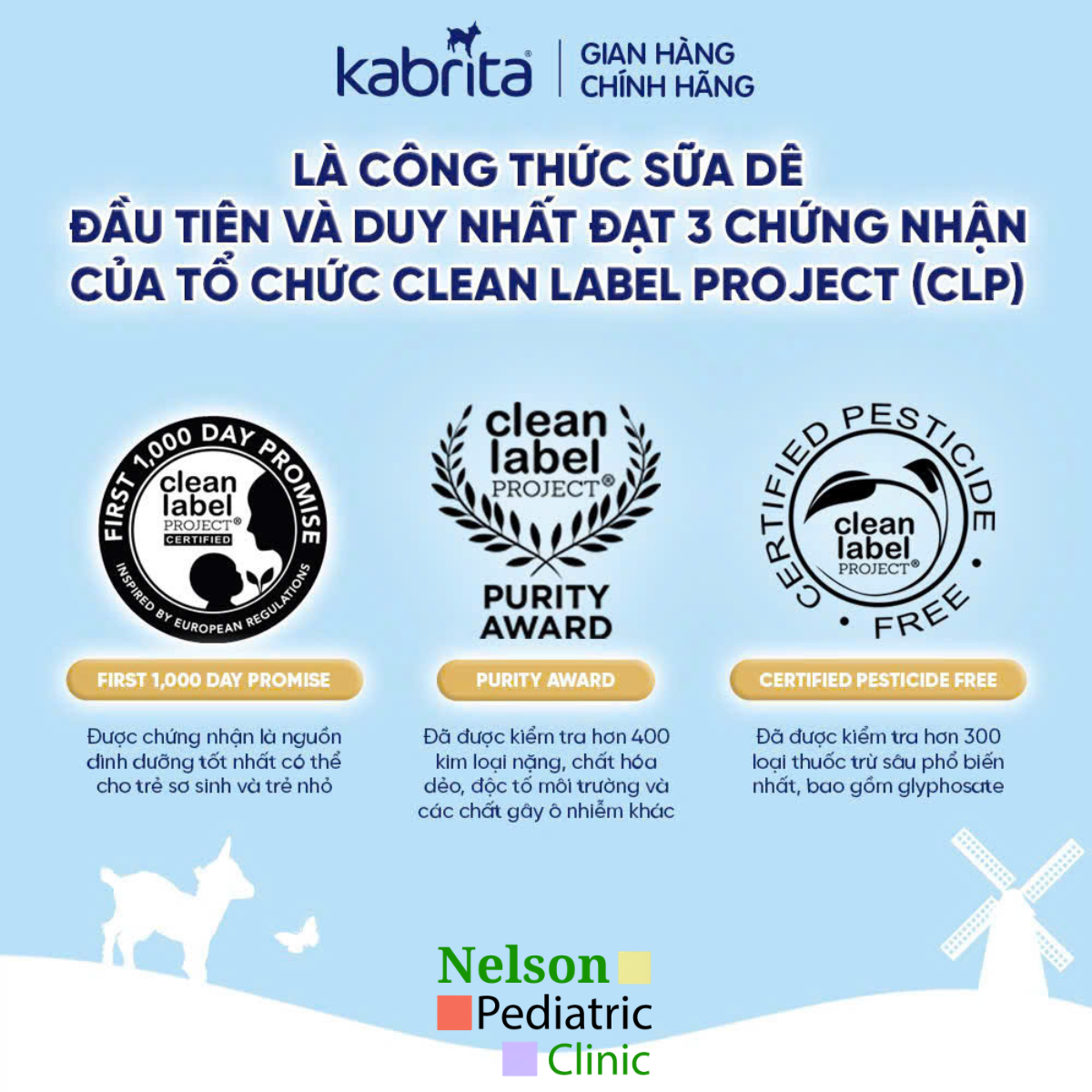  Kabrita 1 Goat Milk Infant Formula 0–12 Tháng – Sữa Dê Công Thức Cao Cấp Từ Hà Lan Cho Bé Tiêu Hóa Khỏe Và Phát Triển Toàn Diện 
