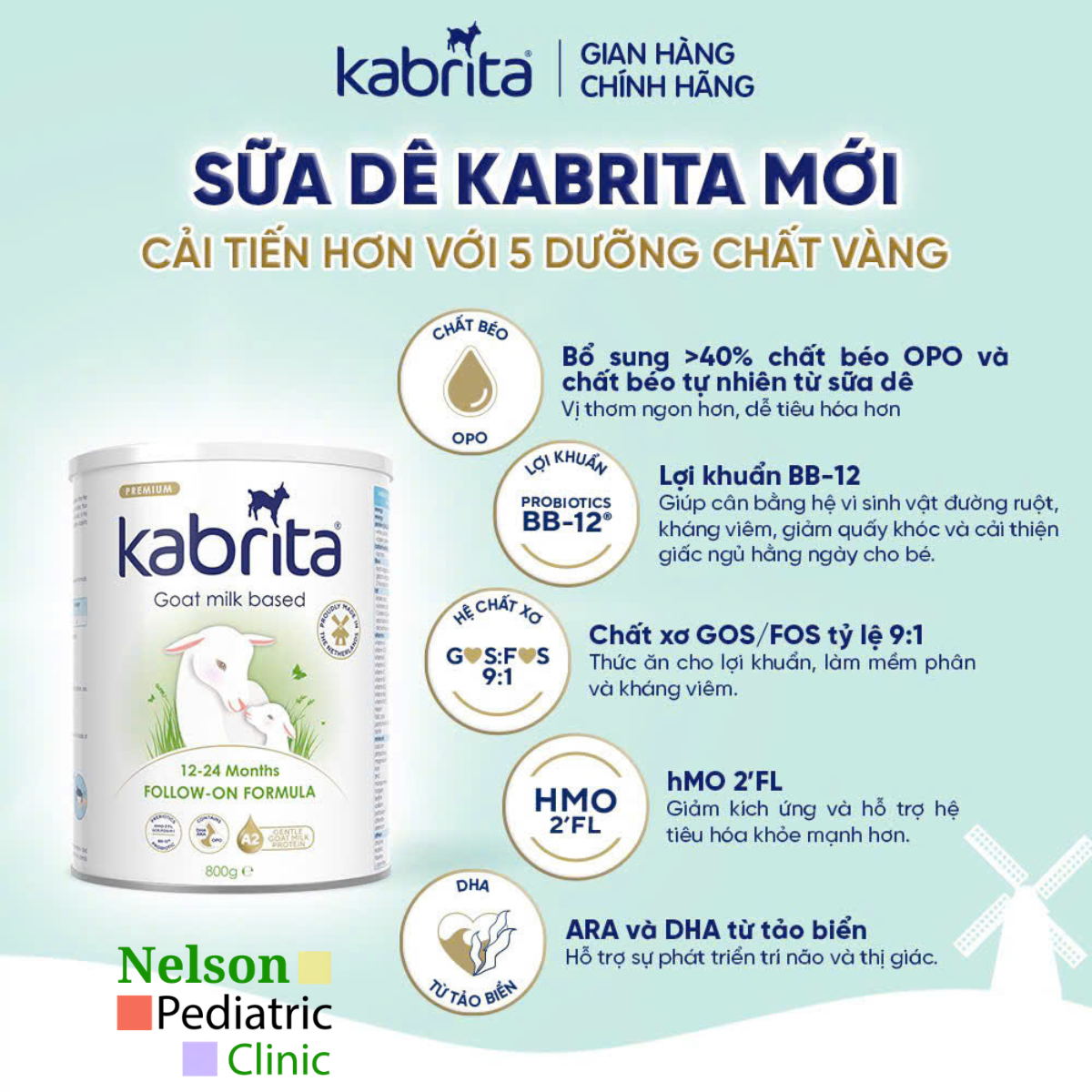  Kabrita 2 Follow-On Formula 12–24 Tháng – Sữa Dê Công Thức Cao Cấp Từ Hà Lan Cho Bé Tiêu Hóa Khỏe Và Phát Triển Toàn Diện 