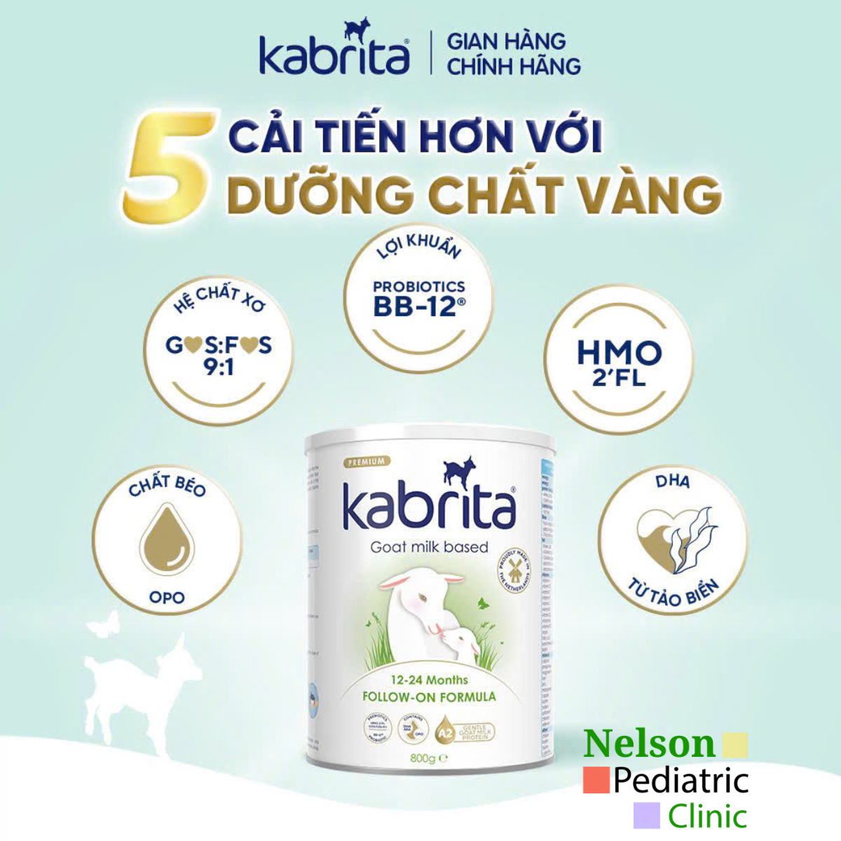  Kabrita 2 Follow-On Formula 12–24 Tháng – Sữa Dê Công Thức Cao Cấp Từ Hà Lan Cho Bé Tiêu Hóa Khỏe Và Phát Triển Toàn Diện 
