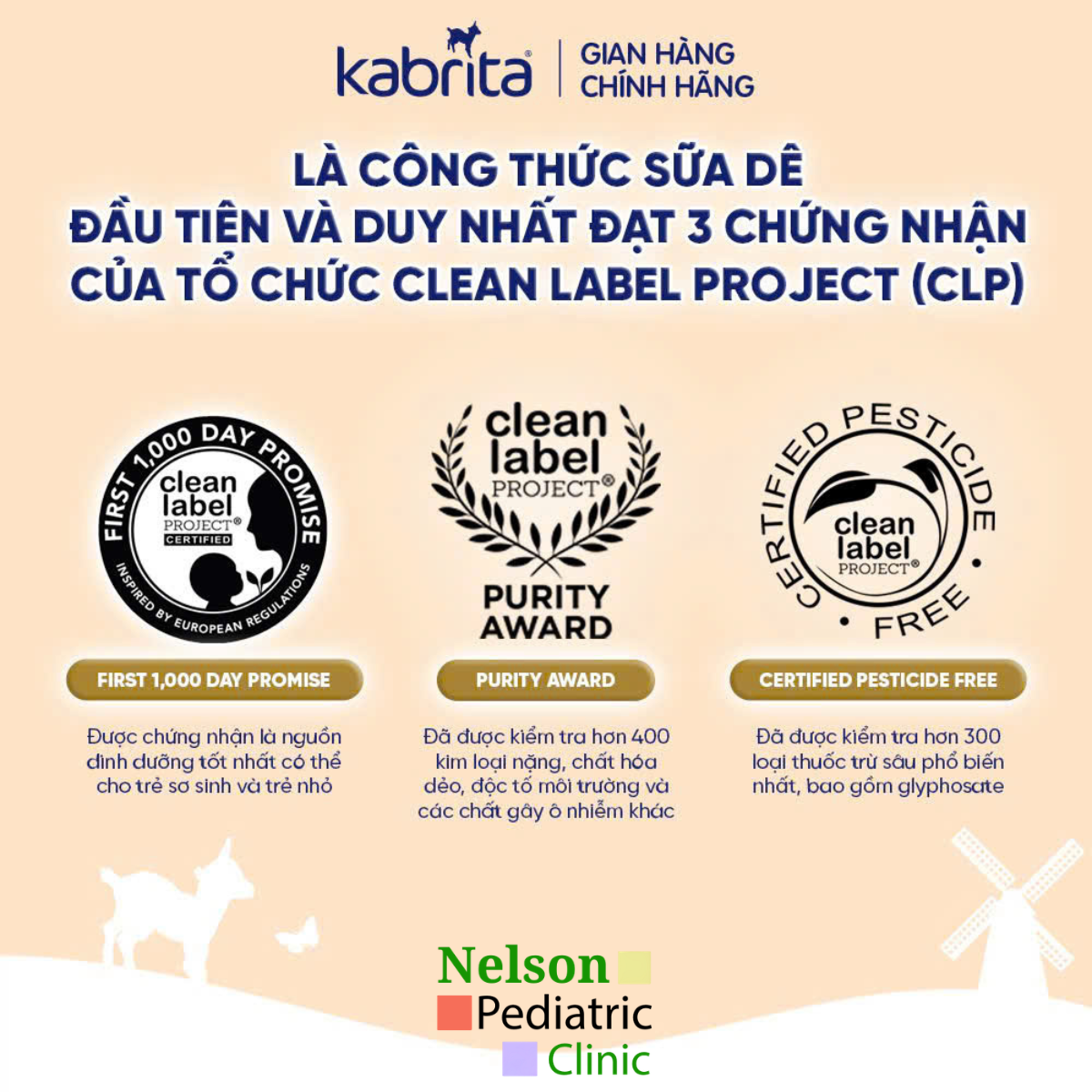  Kabrita 3 Growing Up Formula 24+ Tháng – Sữa Dê Công Thức Cao Cấp Từ Hà Lan Cho Bé Trên 2 Tuổi Phát Triển Toàn Diện 