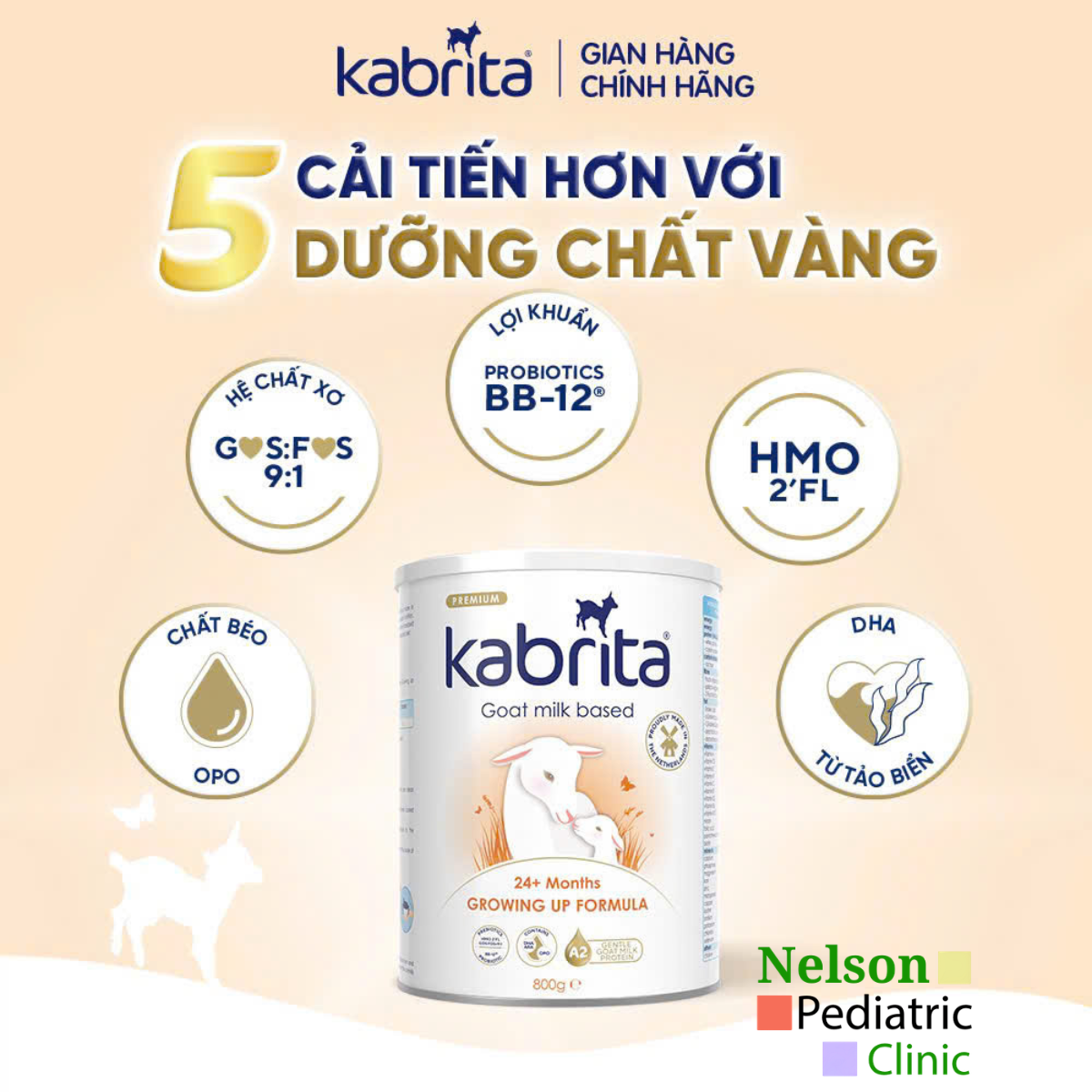  Kabrita 3 Growing Up Formula 24+ Tháng – Sữa Dê Công Thức Cao Cấp Từ Hà Lan Cho Bé Trên 2 Tuổi Phát Triển Toàn Diện 