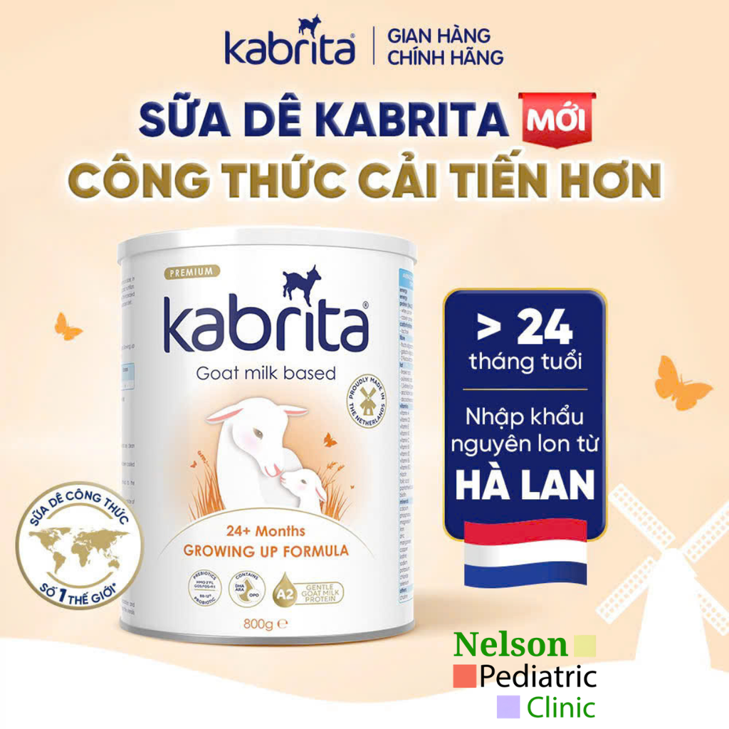 Kabrita 3 Growing Up Formula 24+ Tháng – Sữa Dê Công Thức Cao Cấp Từ Hà Lan Cho Bé Trên 2 Tuổi Phát Triển Toàn Diện