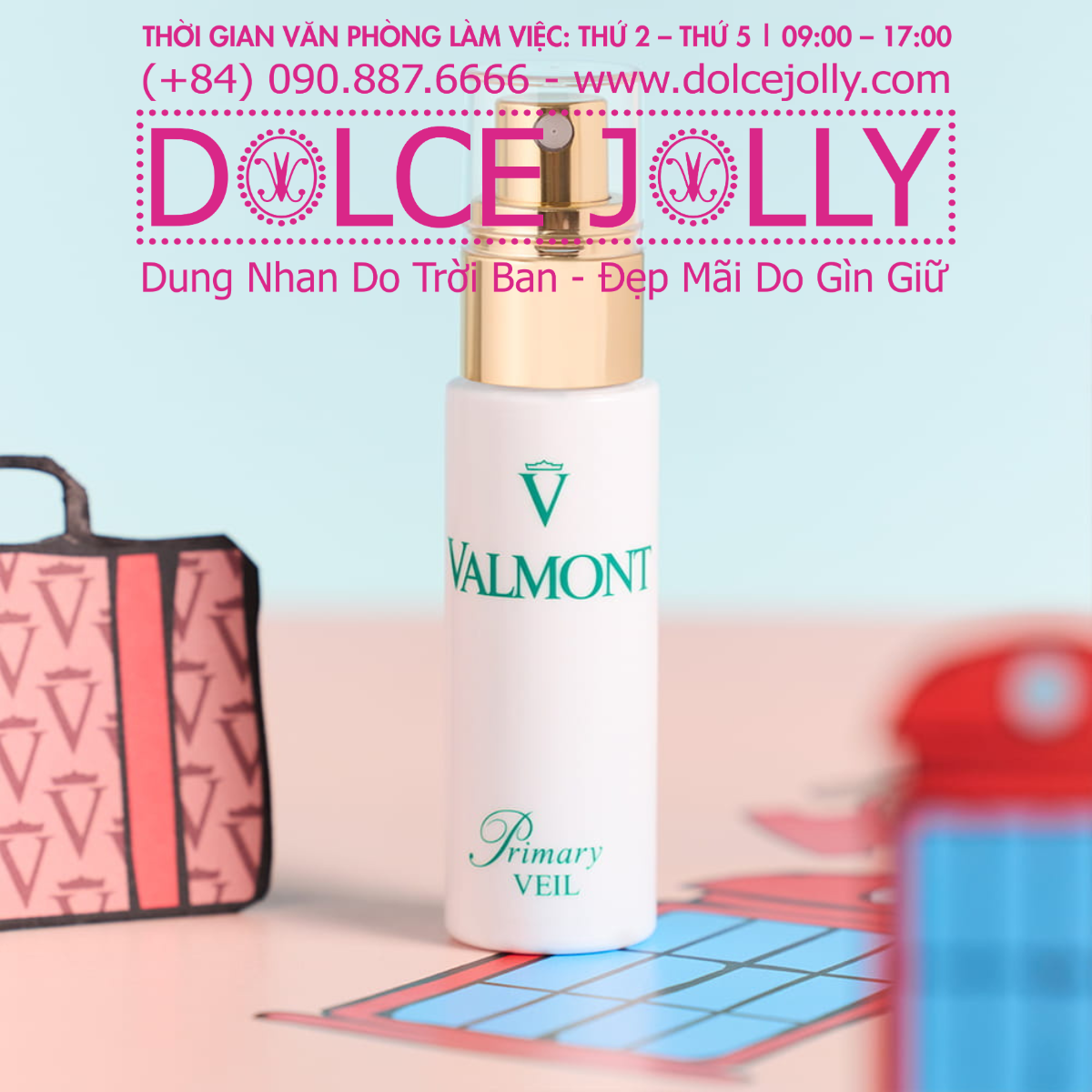  Primary VEIL mini luxury nước xịt khoáng bảo vệ cân bằng da VALMONT 