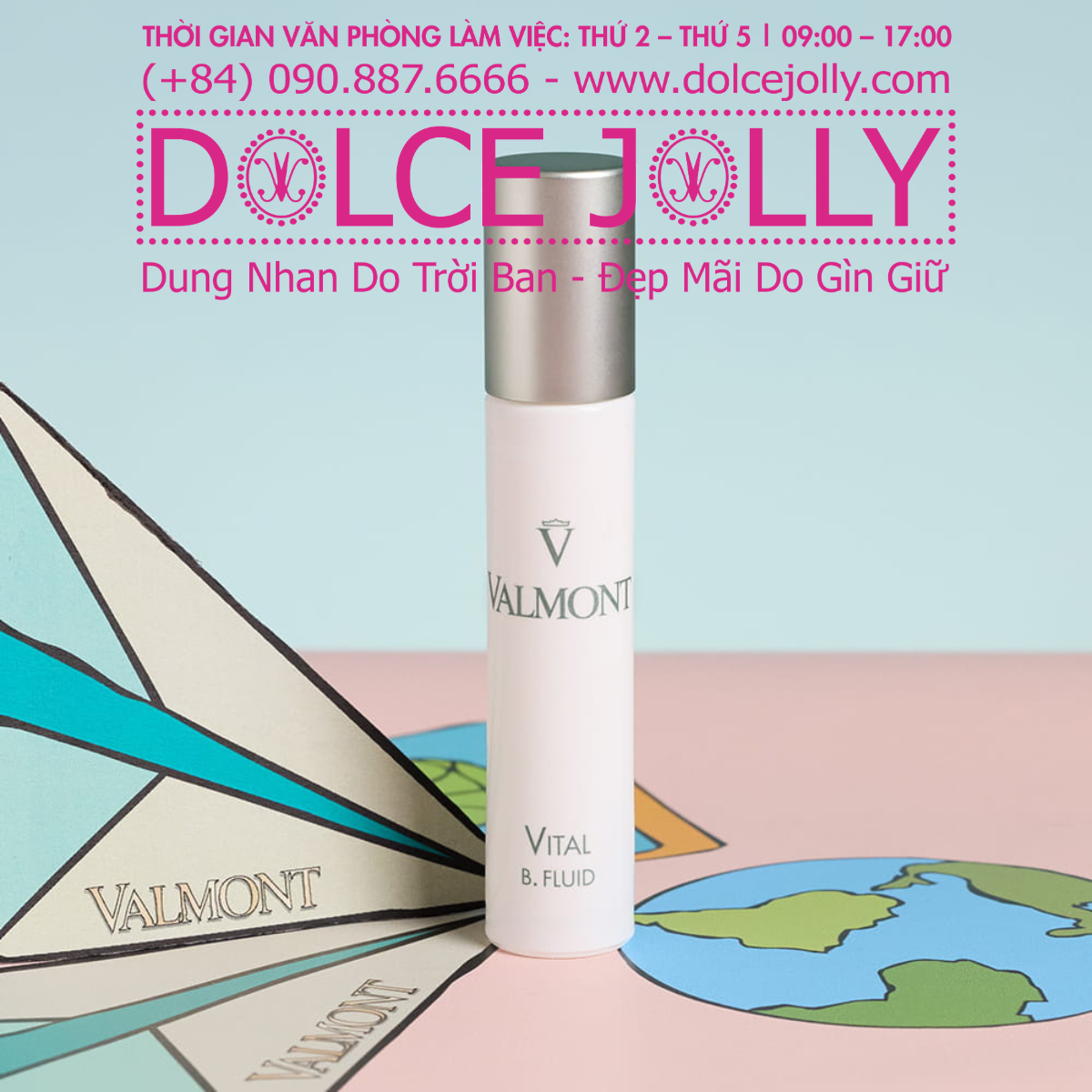  VITAL B.FLUID mini luxury sữa phục hồi sức sống làn da nam nữ VALMONT 2025 