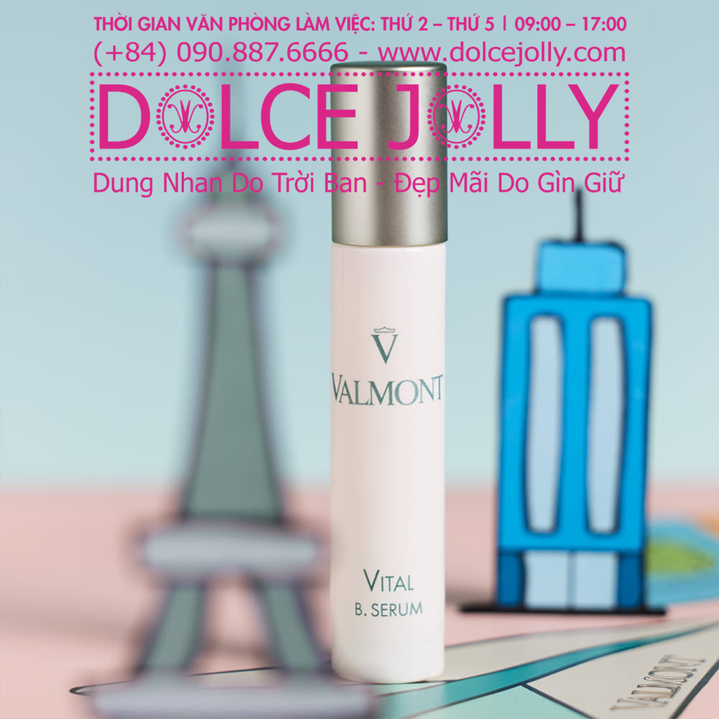 VITAL B.SERUM mini luxury tinh chất phục hồi sức sống da nam nữ VALMONT 2025