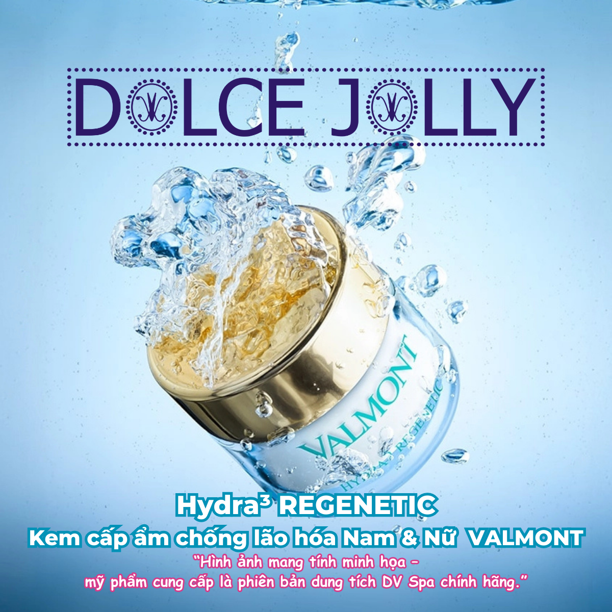  Hydra3 REGENETIC VALMONT kem dưỡng cấp ẩm chống lão hoá toàn diện 