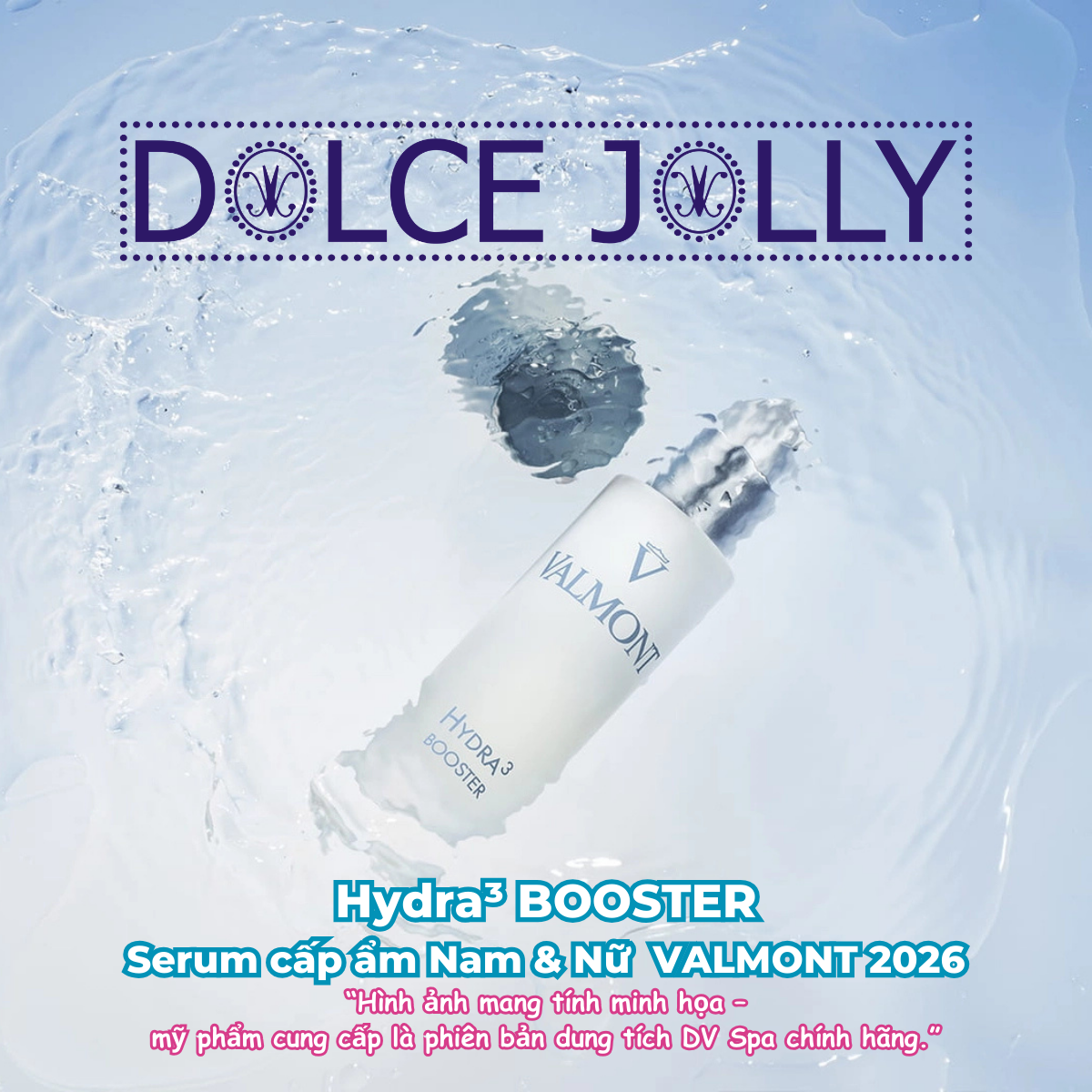  Hydra3 BOOSTER VALMONT 2026 tinh chất tăng cường cấp ẩm 