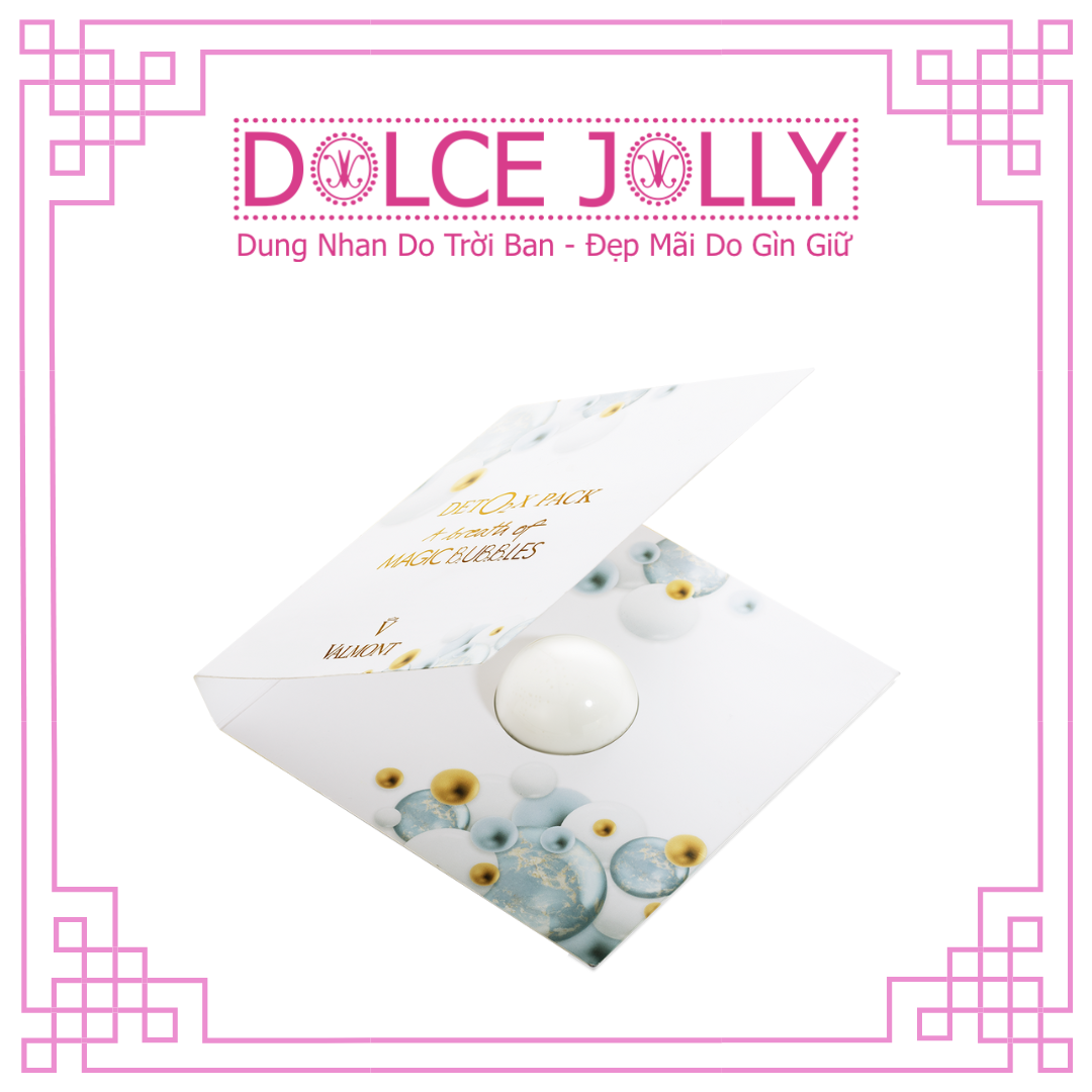  Deto2x Pack mini mặt nạ cung cấp oxy và thải độc làn da VALMONT 