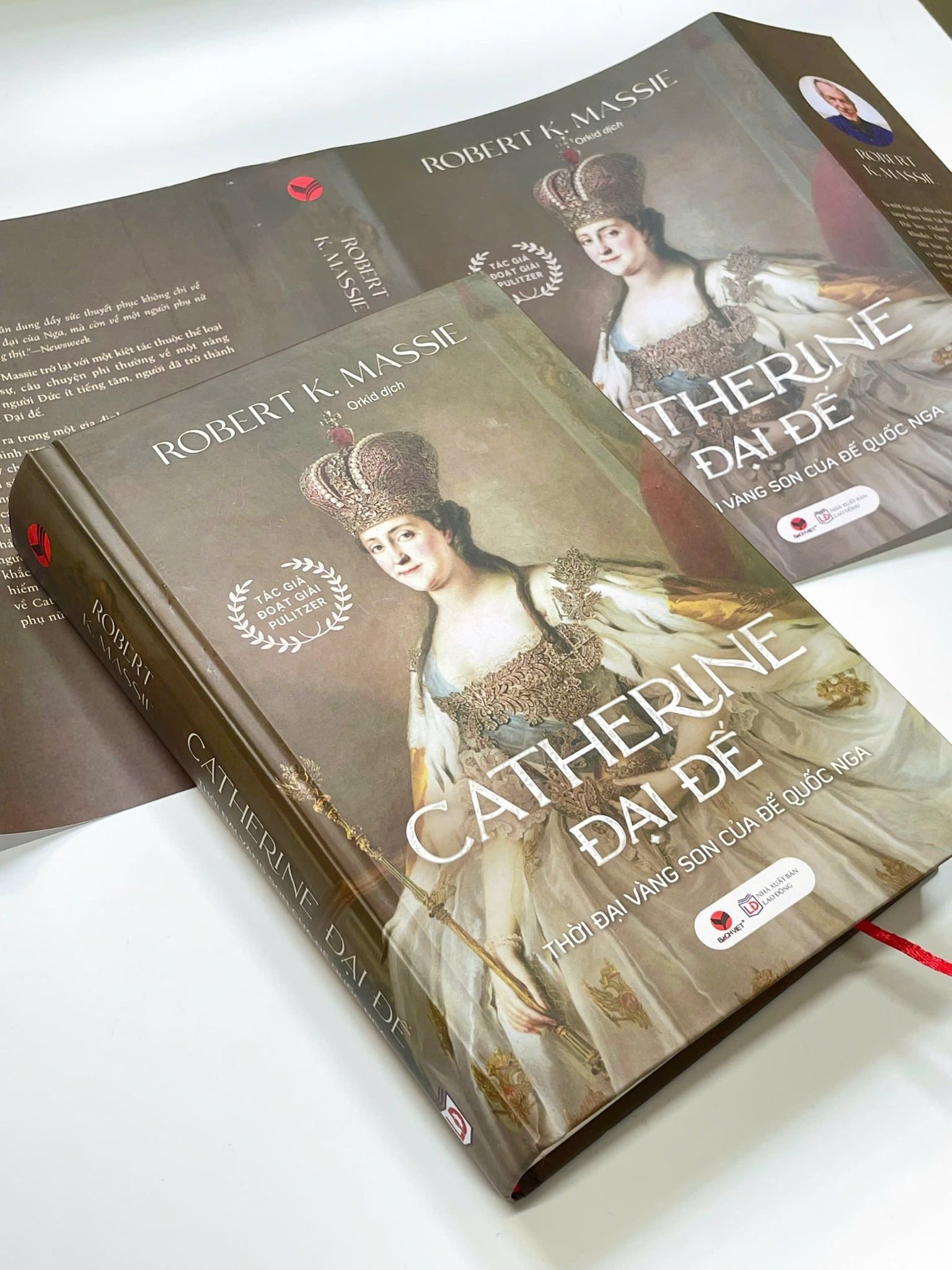  Sách - Catherine đại đế - Thời đại vàng son của Đế quốc Nga -  Robert K. Massie 