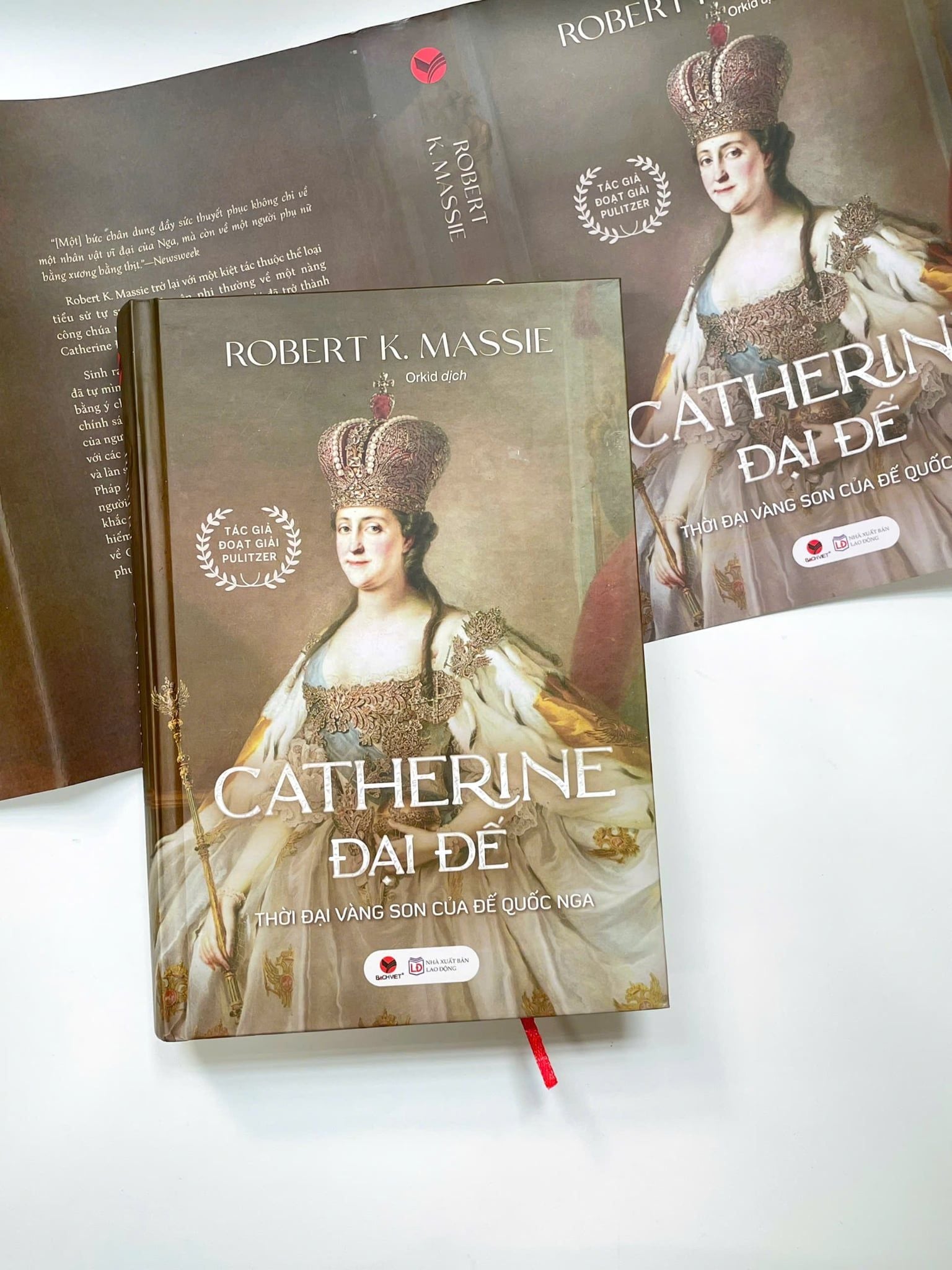  Sách - Catherine đại đế - Thời đại vàng son của Đế quốc Nga -  Robert K. Massie 