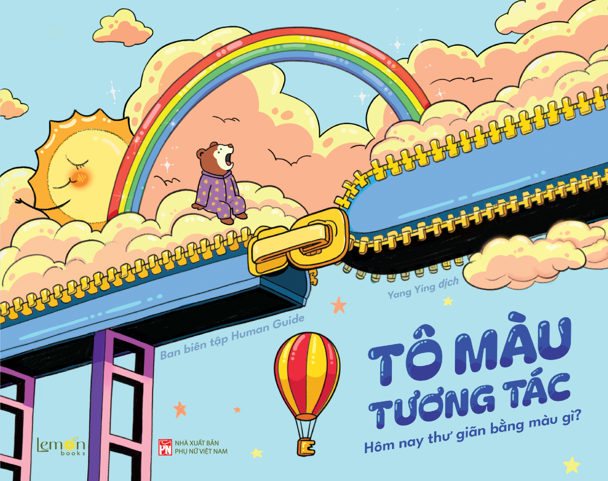  Sách tô màu - Tô màu tương tác: Hôm nay thư giãn bằng màu gì? (Tặng kèm Sticker) - Ban Biên tập Human Guide 