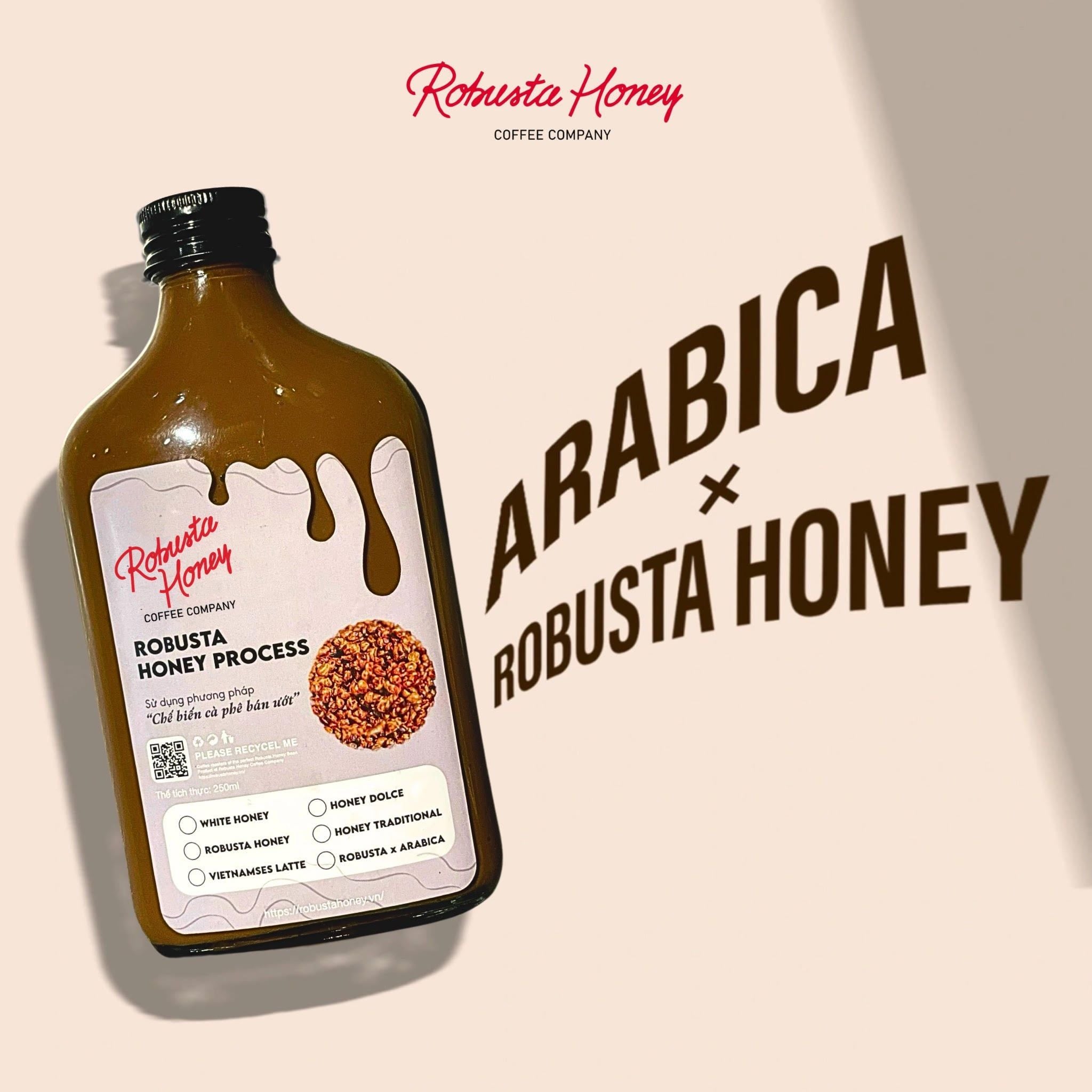  ARABICA X ROBUSTA HONEY - CÀ PHÊ BLEND  ĐÓNG CHAI 