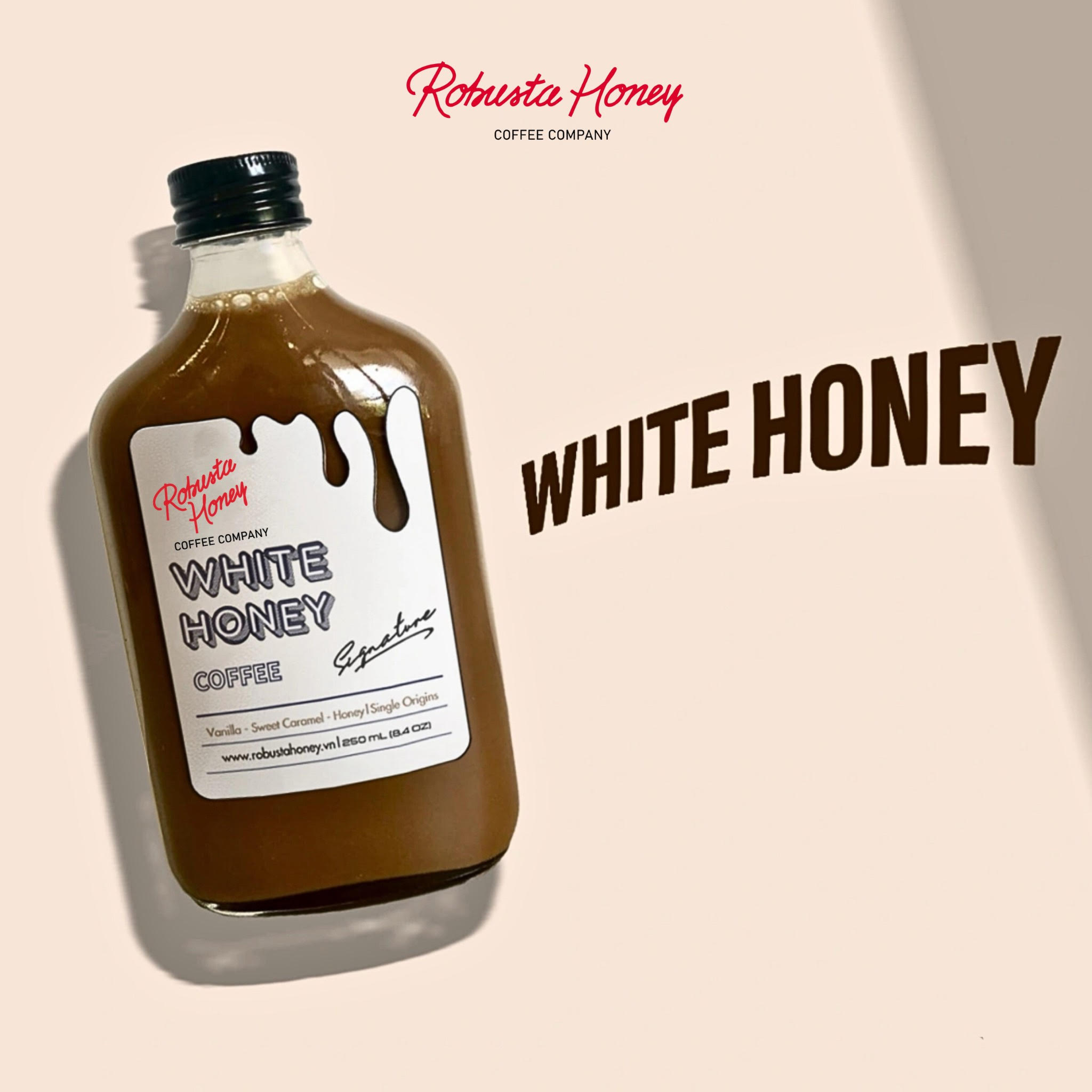 WHITE HONEY - CÀ PHÊ BẠC XỈU  ĐÓNG CHAI