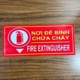  Bảng nơi để bình chữa cháy mica 