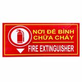  Bảng nơi để bình chữa cháy mica 