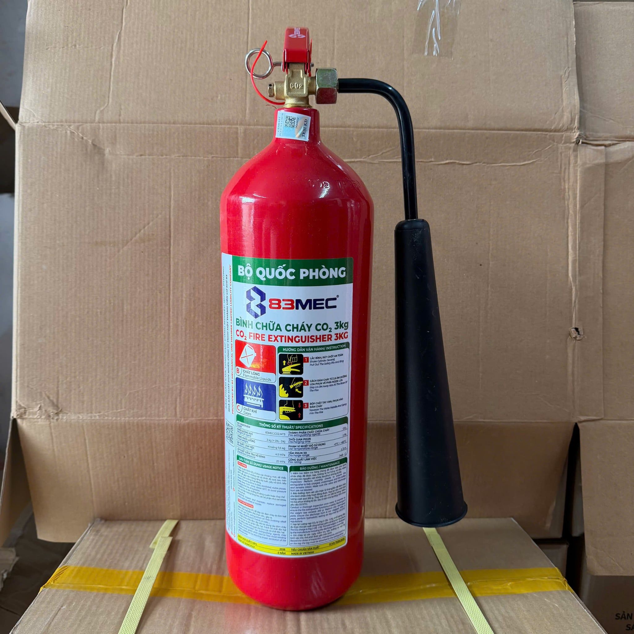  Bình khí CO2 3kg 83MEC-BQP 