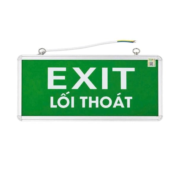  Đèn Exit (TQ) - mẫu không hướng 