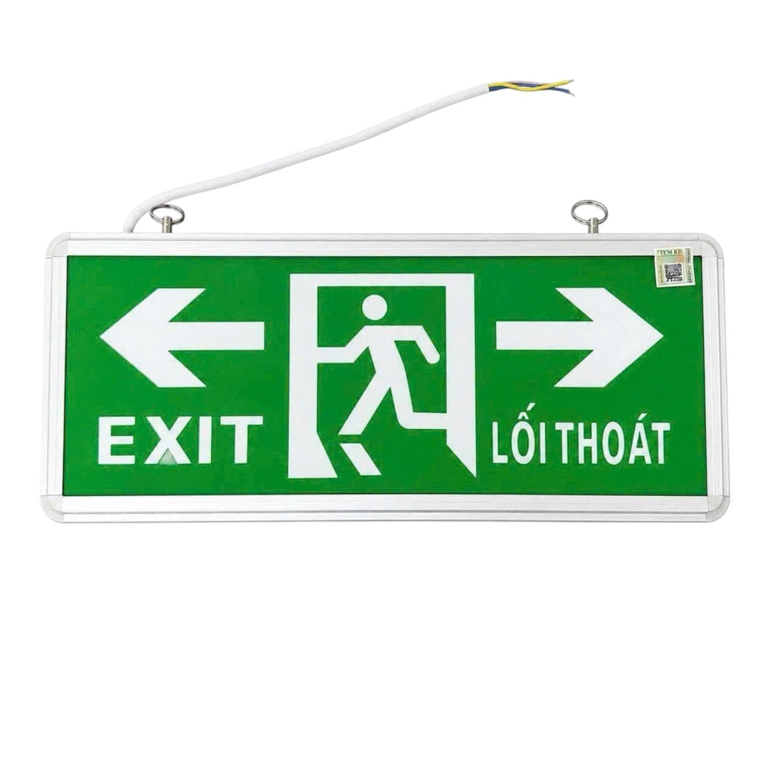  Đèn exit (TQ) - mẫu 2 hướng 