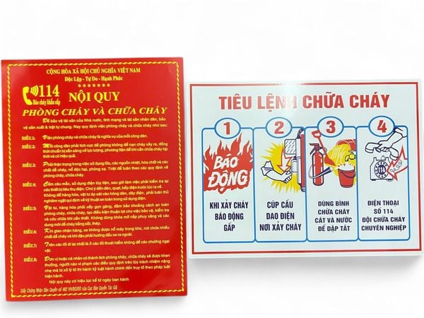  Nội Quy + Tiêu Lệnh (tôn) 