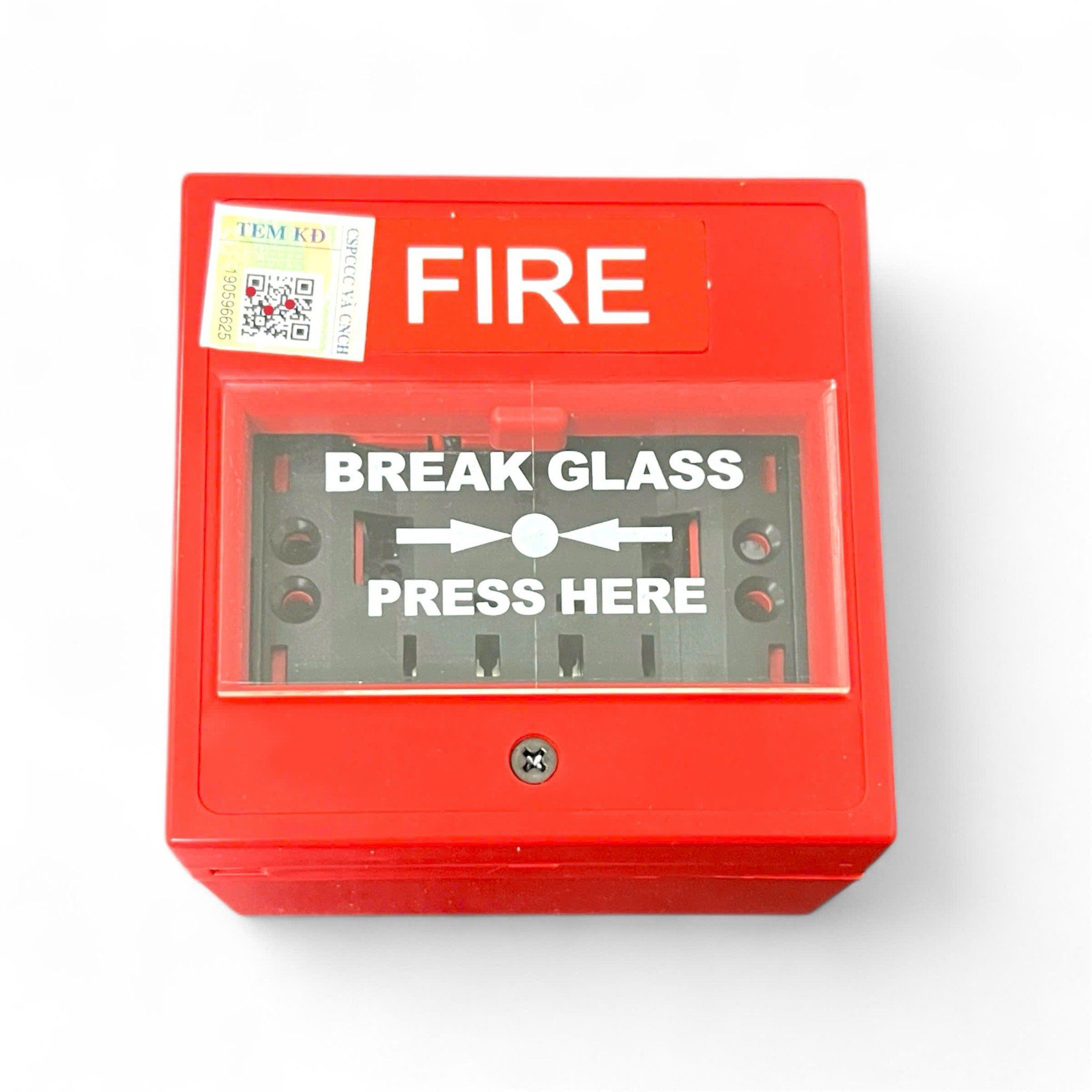  Nút nhấn khẩn vuông bể kính AH-0217 