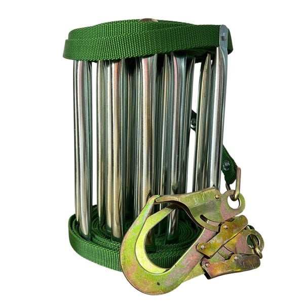  Thang dây thoát hiểm (10m) - ống trắng 