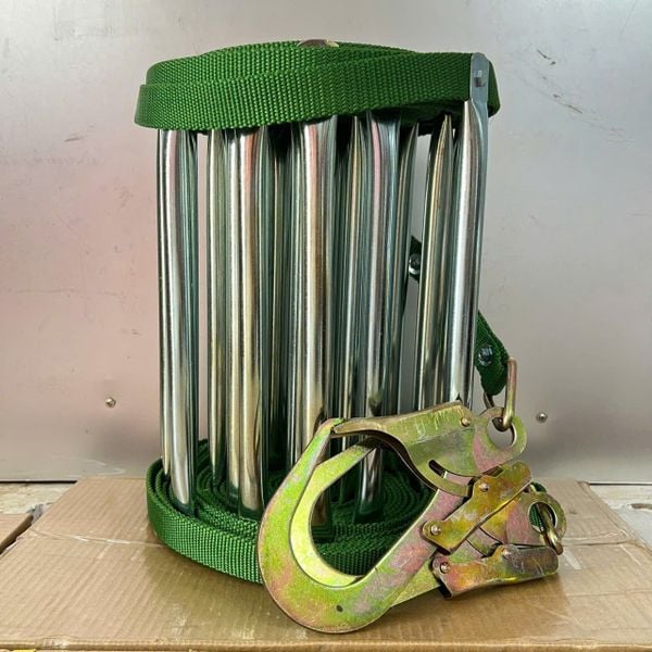  Thang dây thoát hiểm (10m) - ống trắng 