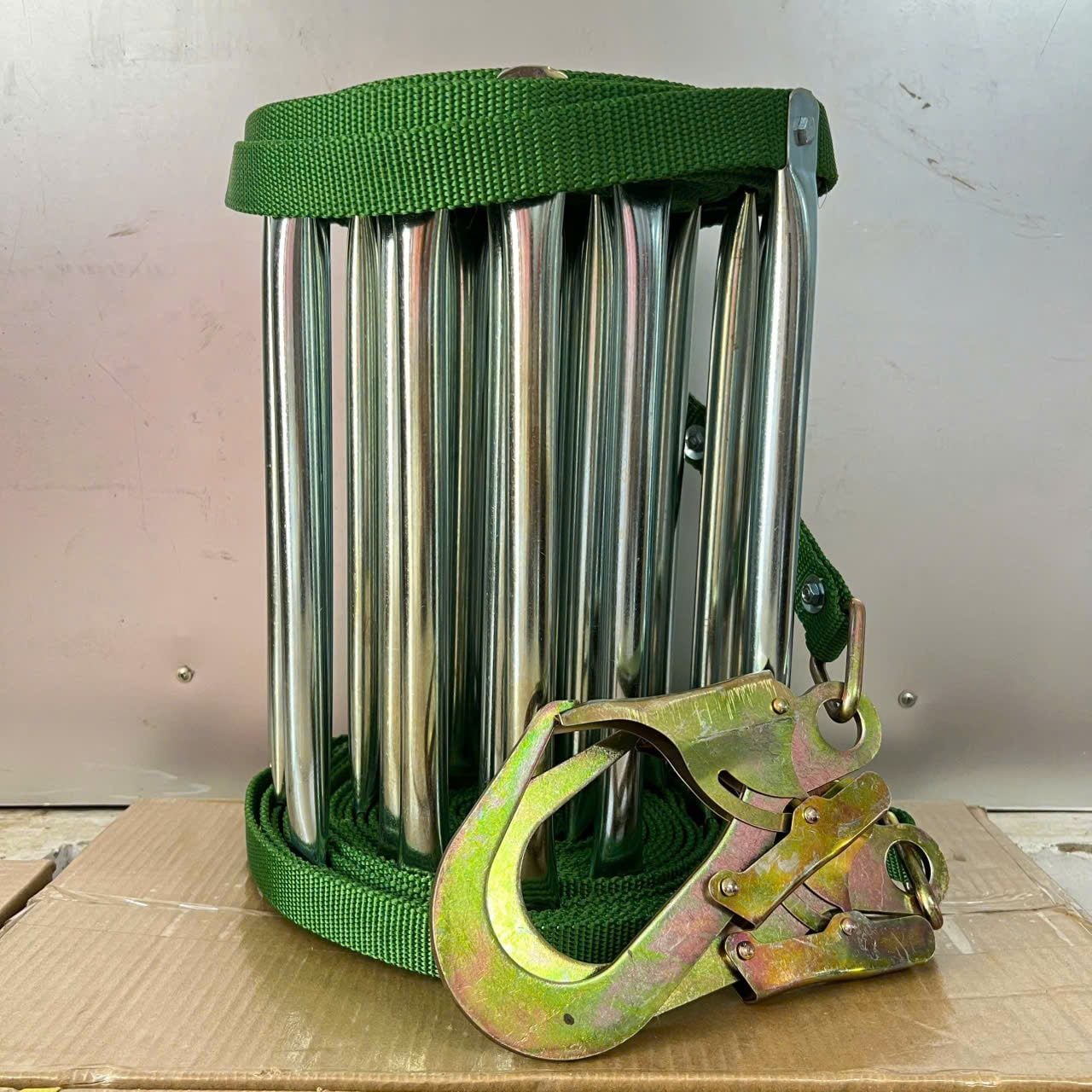  Thang dây thoát hiểm (10m) - ống trắng 