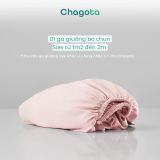  Bộ ga gối 3 món Silk Ice size 1m2 đếm 2m mát lạnh Chagota Bedding 2 vỏ gối 1 ga giường bo chun 