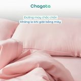  Bộ ga gối 3 món Silk Ice size 1m2 đếm 2m mát lạnh Chagota Bedding 2 vỏ gối 1 ga giường bo chun 