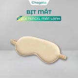  Bịt Mắt Chagota Bedding Silk Ice có Lót Bông Mềm Mại, Có Đai Thun Hỗ Trợ Giấc Ngủ Sâu Ngủ Ngon Êm Ái 