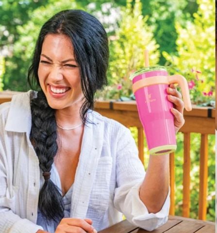 Bộ Ly Giữ nhiệt Reduce Cold1 Tumbler 24oz – 2 Ly (Hồng Đậm & Xanh Ngọc)