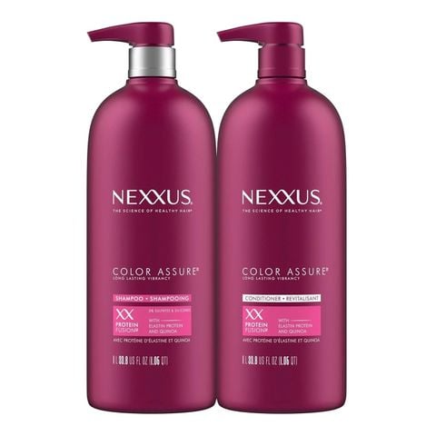 Bộ dầu gội & dầu xả Nexxus Color Assure 1L (32oz) – Dành cho tóc nhuộm